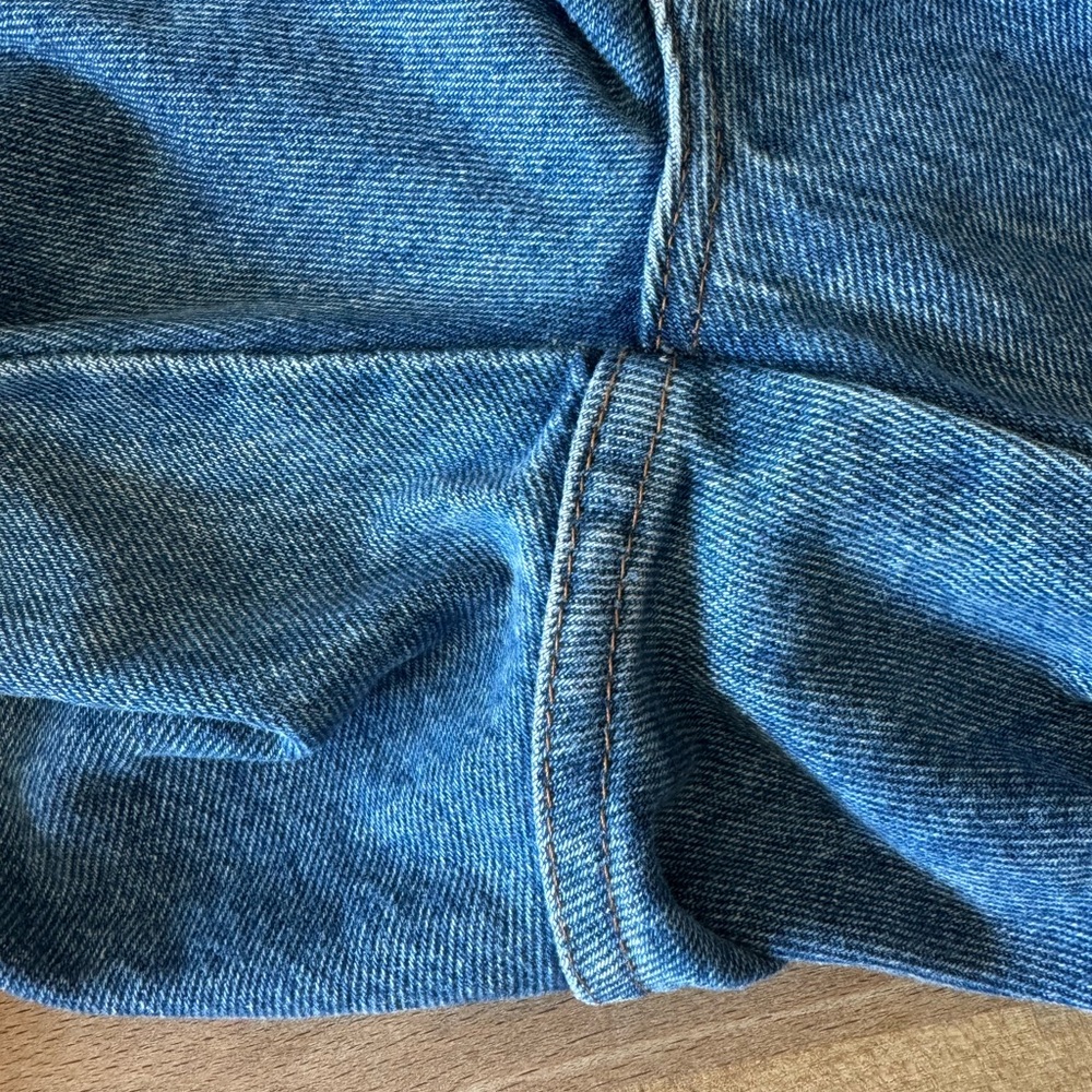 RUSTLER by Wrangler Men's Classic Cut Straight Leg Blue Denim Jeans 32 x 30 - Picture 5 of 13